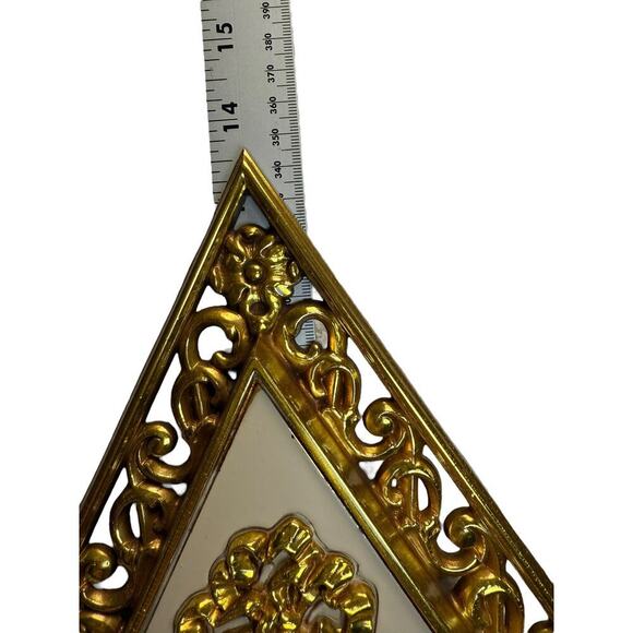 Vintage Diamond MCM Wall Art Dart Ind Set of 4 Made in USA 1970 - Picture 8 of 9